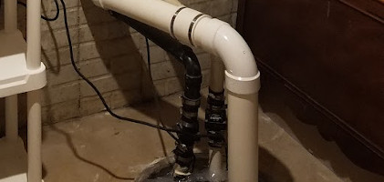 3x3" rubber coupler. Radon Safe Homes and Businesses