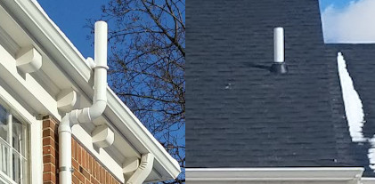 Radon vent exhaust tips. Radon Safe Homes and Businesses